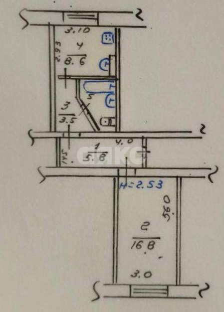 Фото №9: 1-комнатная квартира 38 м² - Мариуполь, р. Ильичёвский, ул. Сеченова, 73