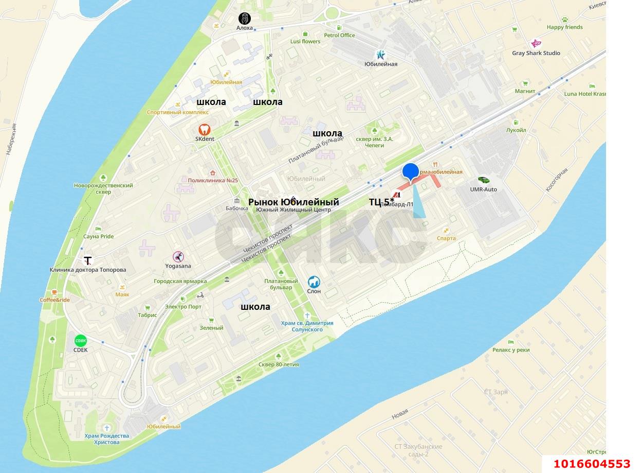 Фото №10: 1-комнатная квартира 43 м² - Краснодар, Западный внутригородской округ, мкр. Юбилейный, пр-кт Чекистов, 40