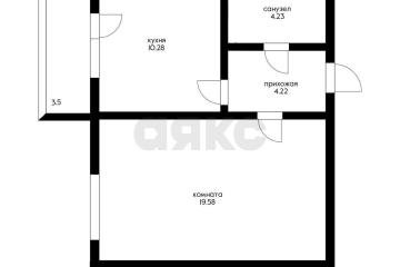 Фото №2: 1-комнатная квартира 43 м² - Краснодар, мкр. Юбилейный, пр-кт Чекистов, 40