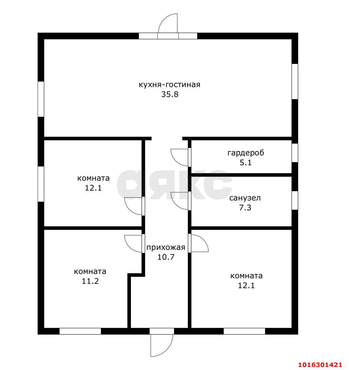Фото №11: Дом 101 м² + 6 сот. - Старобжегокай, ул. Котовского, 6