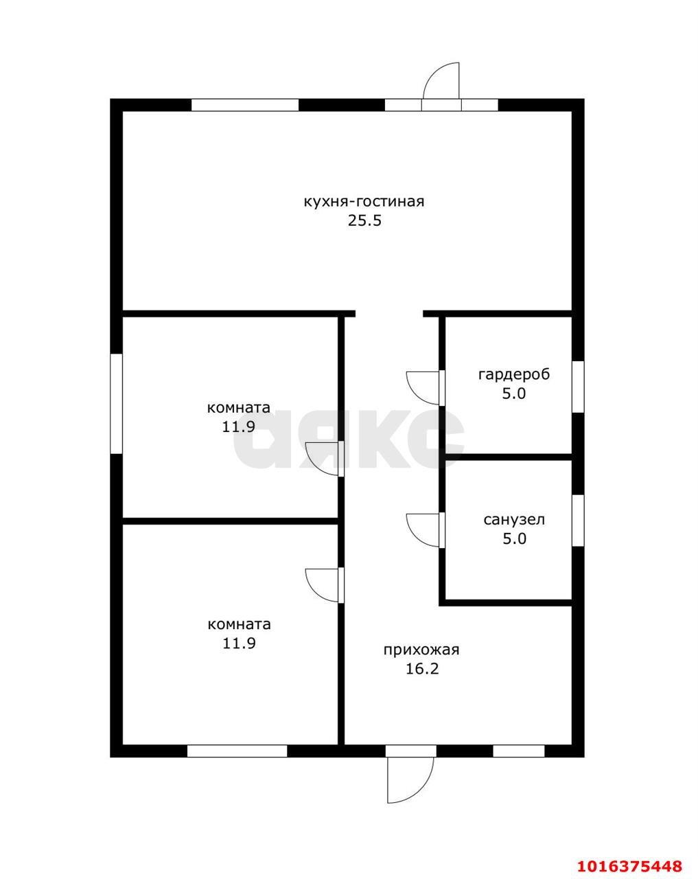 Фото №10: Дом 80 м² + 6 сот. - Старобжегокай, ул. Чапаева, 21