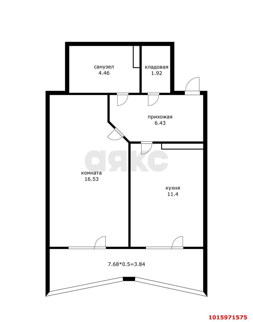 Фото №2: 1-комнатная квартира 47 м² - Краснодар, Достояние, мкр. Прикубанский внутригородской округ, ул. Конгрессная, 33к1
