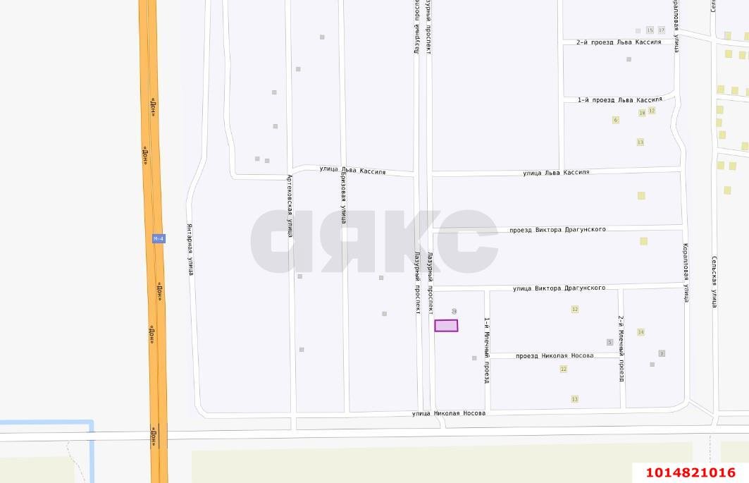 Фото №4: Земельный участок под ИЖС - Лазурный, мкр. Прикубанский внутригородской округ, пр-кт Лазурный, 16