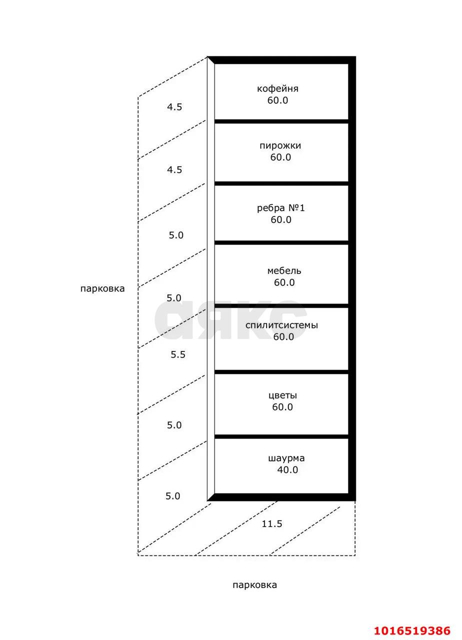 Фото №4: Коммерция 400 м² - Краснодар, Прикубанский внутригородской округ, мкр. Россинского, ул. Кирилла Россинского, 45