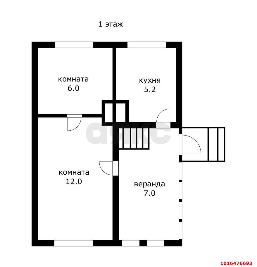 Фото №18: Дом 45 м² + 6 сот. - Берёзка, мкр. Прикубанский внутригородской округ, ул. Цветочная, 117