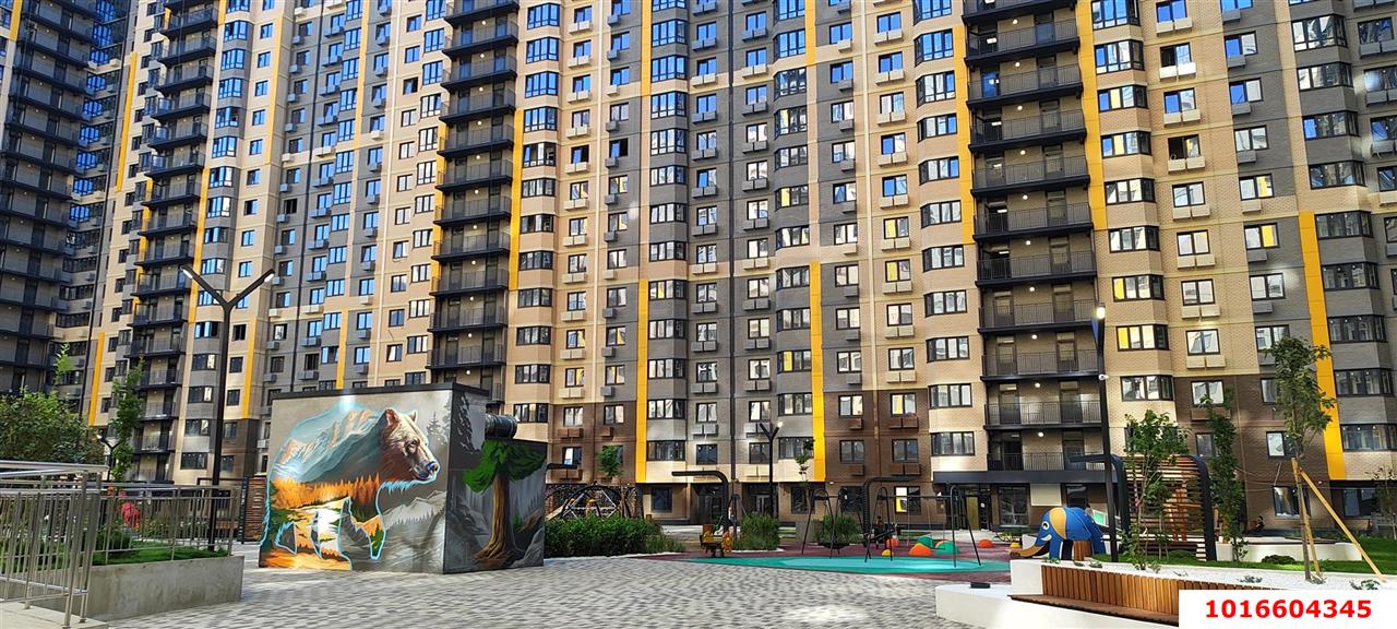 Фото №2: Студия 24 м² - Краснодар, ЖК Урал, Карасунский внутригородской округ, Камвольно-суконный Комбинат, мкр. жилой комплекс Ural, ул. Уральская, 87/7