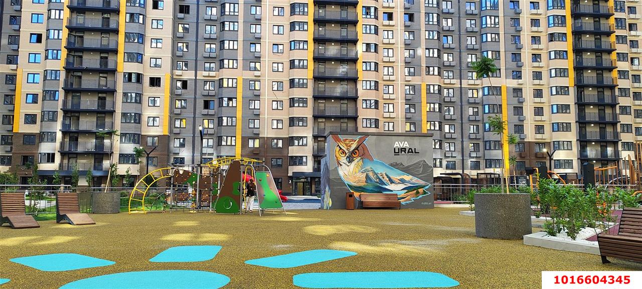 Фото №4: Студия 24 м² - Краснодар, ЖК Урал, Карасунский внутригородской округ, Камвольно-суконный Комбинат, мкр. жилой комплекс Ural, ул. Уральская, 87/7