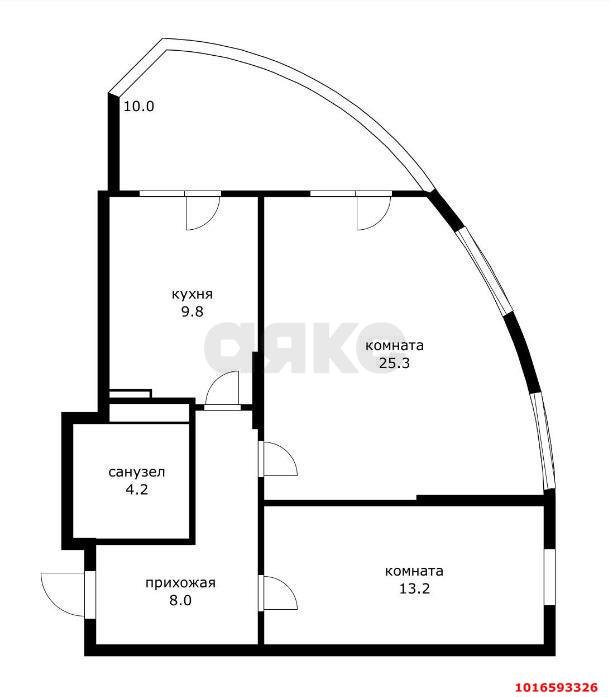 Фото №14: 2-комнатная квартира 70 м² - Краснодар, жилой комплекс Времена Года 3, Завод Радиоизмерительных Приборов, имени Петра Метальникова, мкр. Прикубанский внутригородской округ, ул. Цезаря Куникова, 24к2