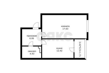 Фото №5: 1-комнатная квартира 44 м² - Краснодар, мкр. Достояние, ул. Конгрессная, 33к1
