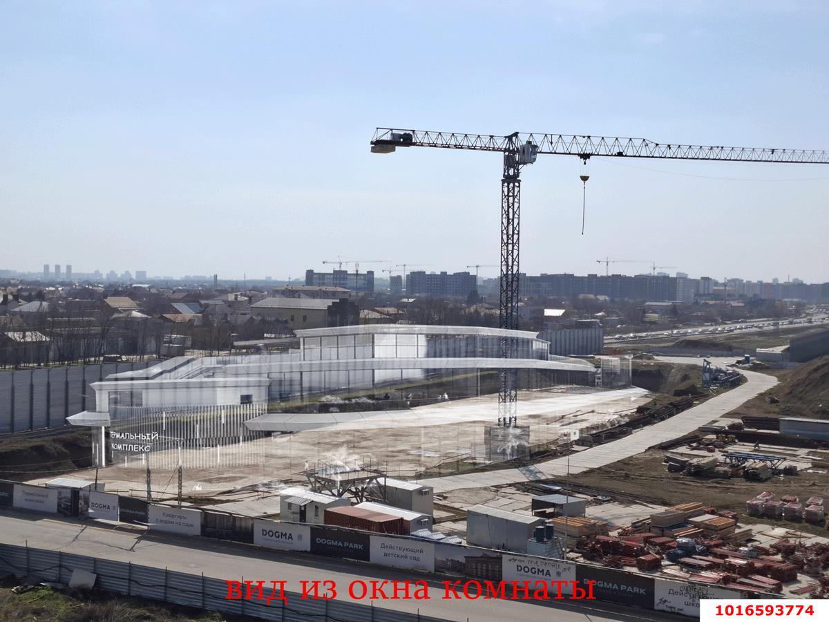 Фото №12: 1-комнатная квартира 37 м² - Краснодар, Прикубанский внутригородской округ, жилой комплекс Аксиома, мкр. Догма Парк, ул. Марины Цветаевой, 17к2