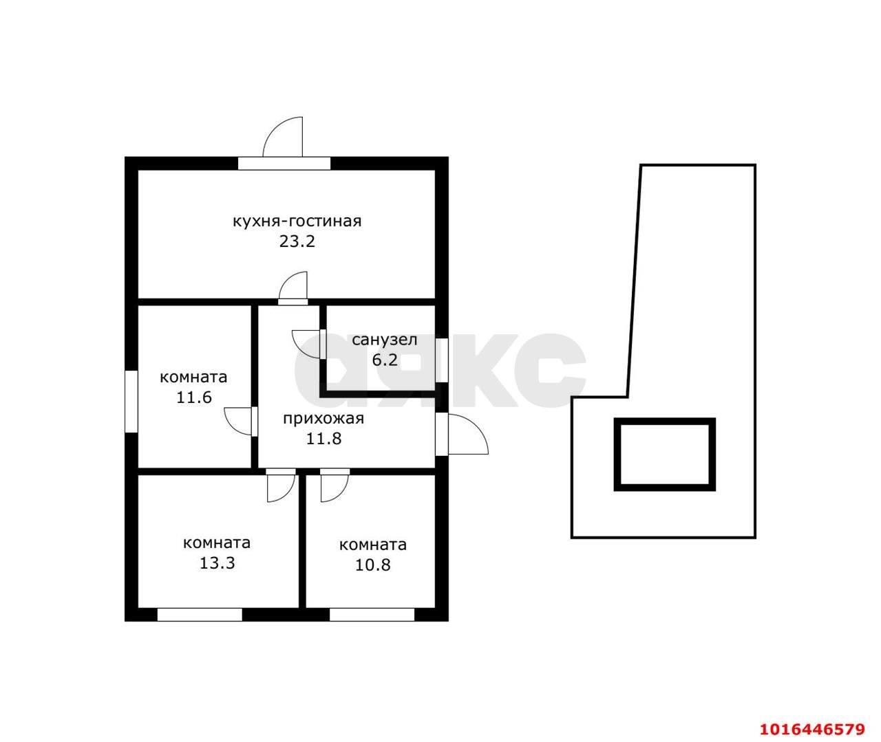 Фото №3: Дом 80 м² + 4 сот. - Старомышастовская, ул. Пролетарская, 10