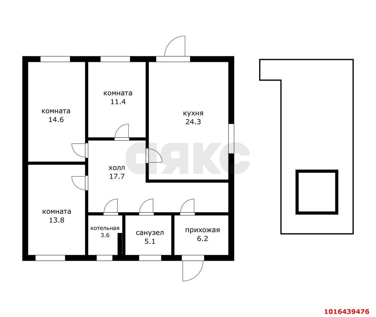 Фото №3: Дом 101 м² + 4 сот. - Старомышастовская, ул. Пролетарская, 12Б