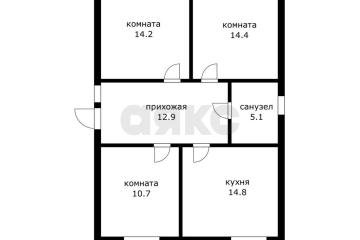 Фото №5: Дом 115 м² - СНТ Нива, мкр. Прикубанский внутригородской округ, ул. Цветочная, 555