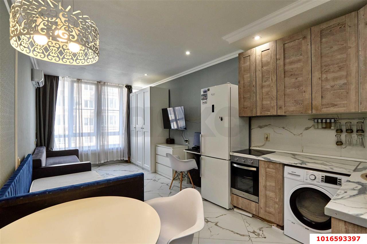 Фото №1: Студия 27 м² - Краснодар, Фестивальный, ЖК Цветы, Прикубанский внутригородской округ, мкр. жилой комплекс Цветы, ул. Круговая, 4Вк3