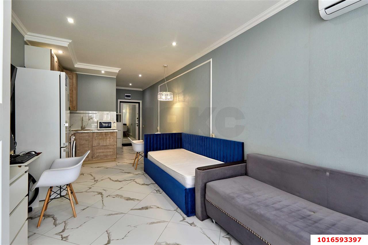 Фото №2: Студия 27 м² - Краснодар, Фестивальный, ЖК Цветы, Прикубанский внутригородской округ, мкр. жилой комплекс Цветы, ул. Круговая, 4Вк3