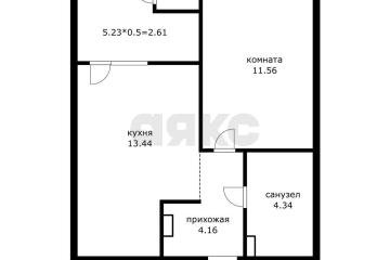 Фото №1: 1-комнатная квартира 36 м² - Краснодар, мкр. Образцово, ул. Штурвальная