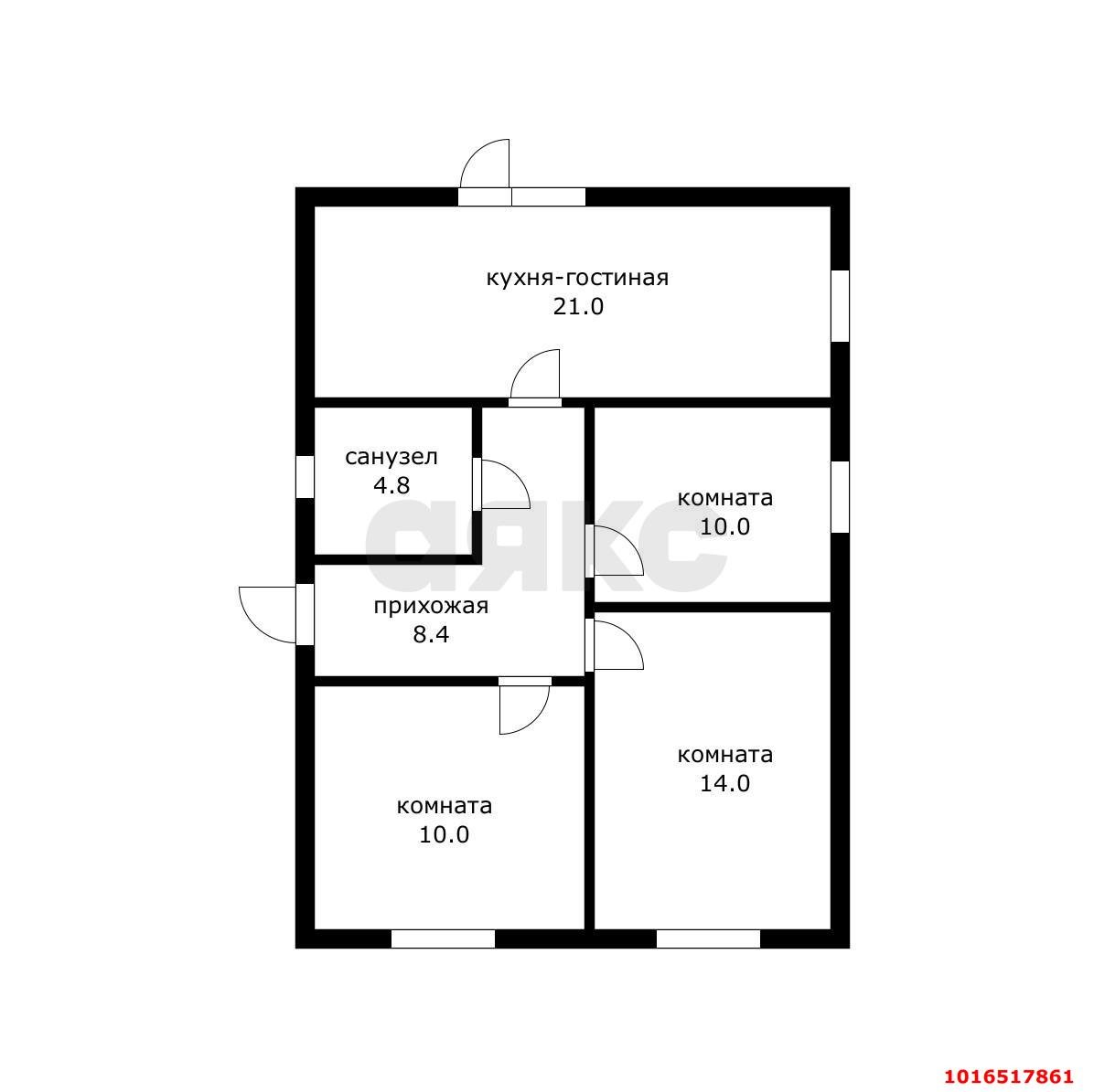 Фото №5: Дом 71 м² + 3.1 сот. - Южный, п. коттеджный  Южная столица, ул. Лазаревская, 57