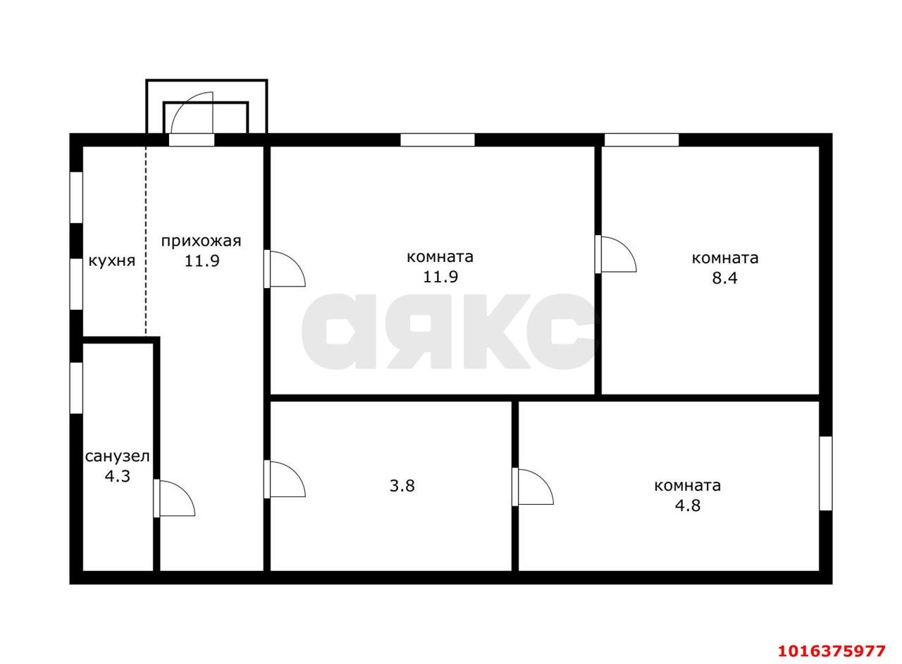 Фото №16: Часть дома 79 м² + 3.3 сот. - Краснодар, Карасунский внутригородской округ, мкр. Хлопчато-бумажный Комбинат, ул. Амурская