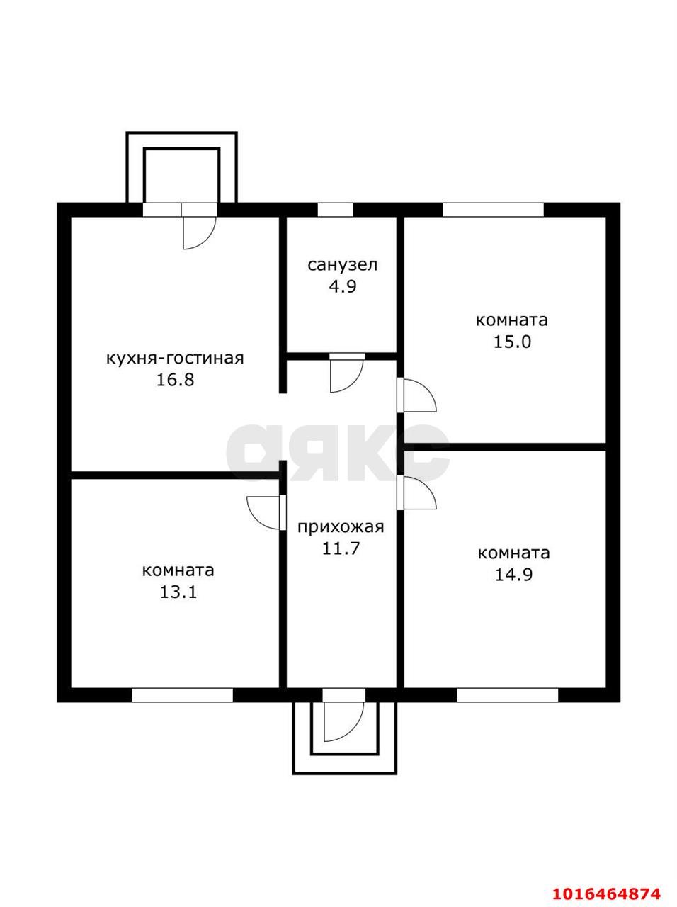 Фото №19: Дом 76 м² + 6 сот. - Ленина, Карасунский внутригородской округ, снт Радуга, ул. Радужная, 790