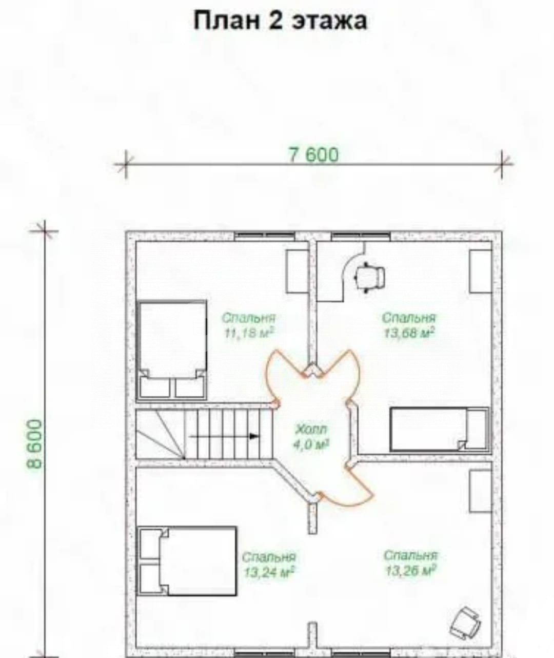 Фото №2: Дом 110 м² + 9 сот. - Эскулап, 80