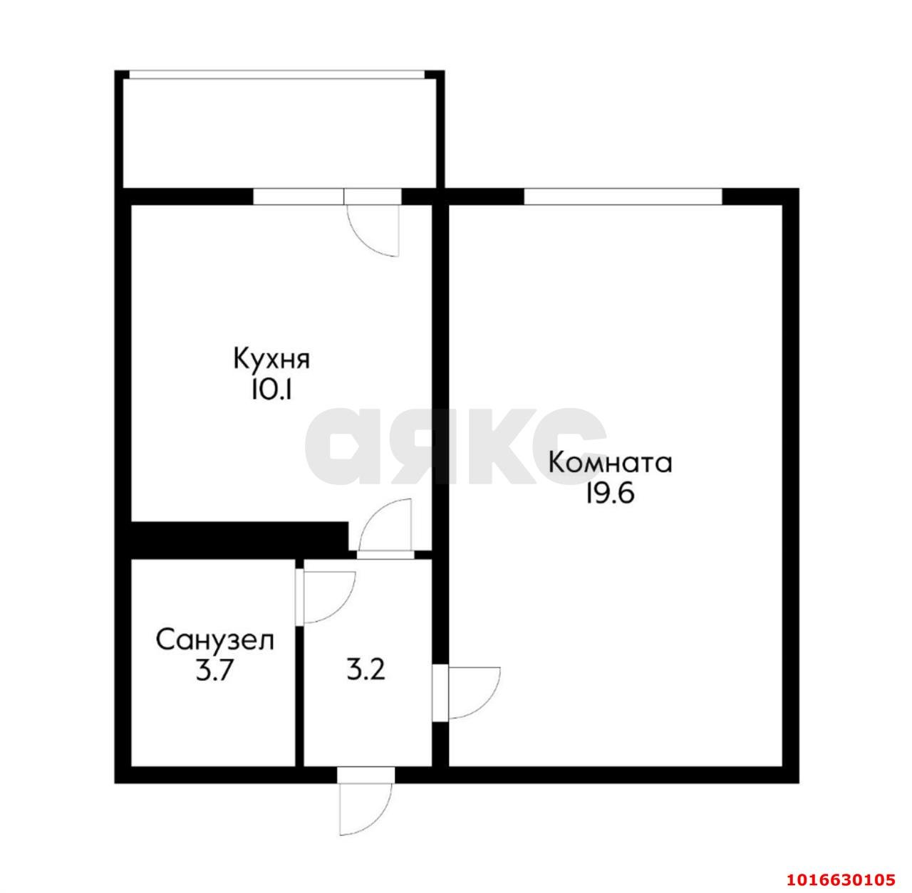 Фото №12: 1-комнатная квартира 41 м² - Краснодар, Прикубанский внутригородской округ, мкр. Восточно-Кругликовский, ул. Героя А.А. Аверкиева, 21