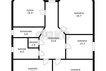 Фото №3: Дом 136 м² - Российский, мкр. ЖК Вилла Роз, ул. имени Академика Сахарова, 9