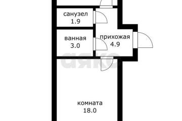 Фото №1: 1-комнатная квартира 45 м² - Краснодар, мкр. ЖК Комсомольский, ул. Уральская, 129