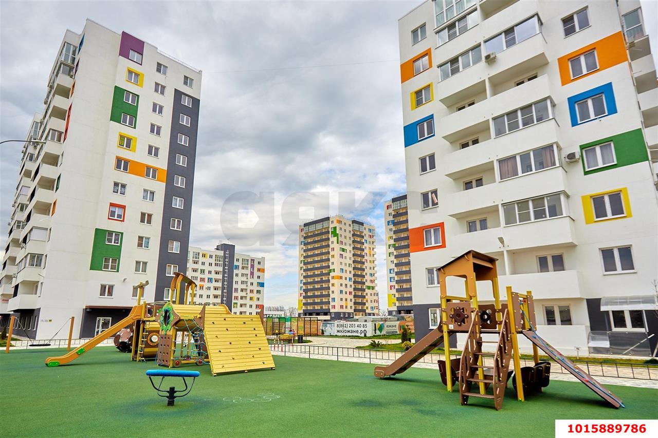 Фото №4: 2-комнатная квартира 45 м² - Краснодар, Прикубанский внутригородской округ, мкр. жилой комплекс Южане, ул. Даниила Смоляна, 65к2