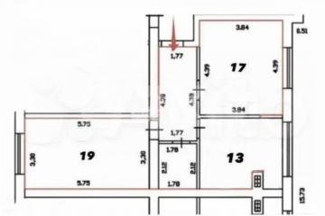 Фото №5: 2-комнатная квартира 60 м² - Горячий Ключ, мкр. Курортная Зона, ул. Репина, 15