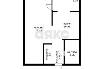 Фото №2: 1-комнатная квартира 50 м² - Краснодар, мкр. Солнечный, ул. Архитектора Ишунина, 7/1к2