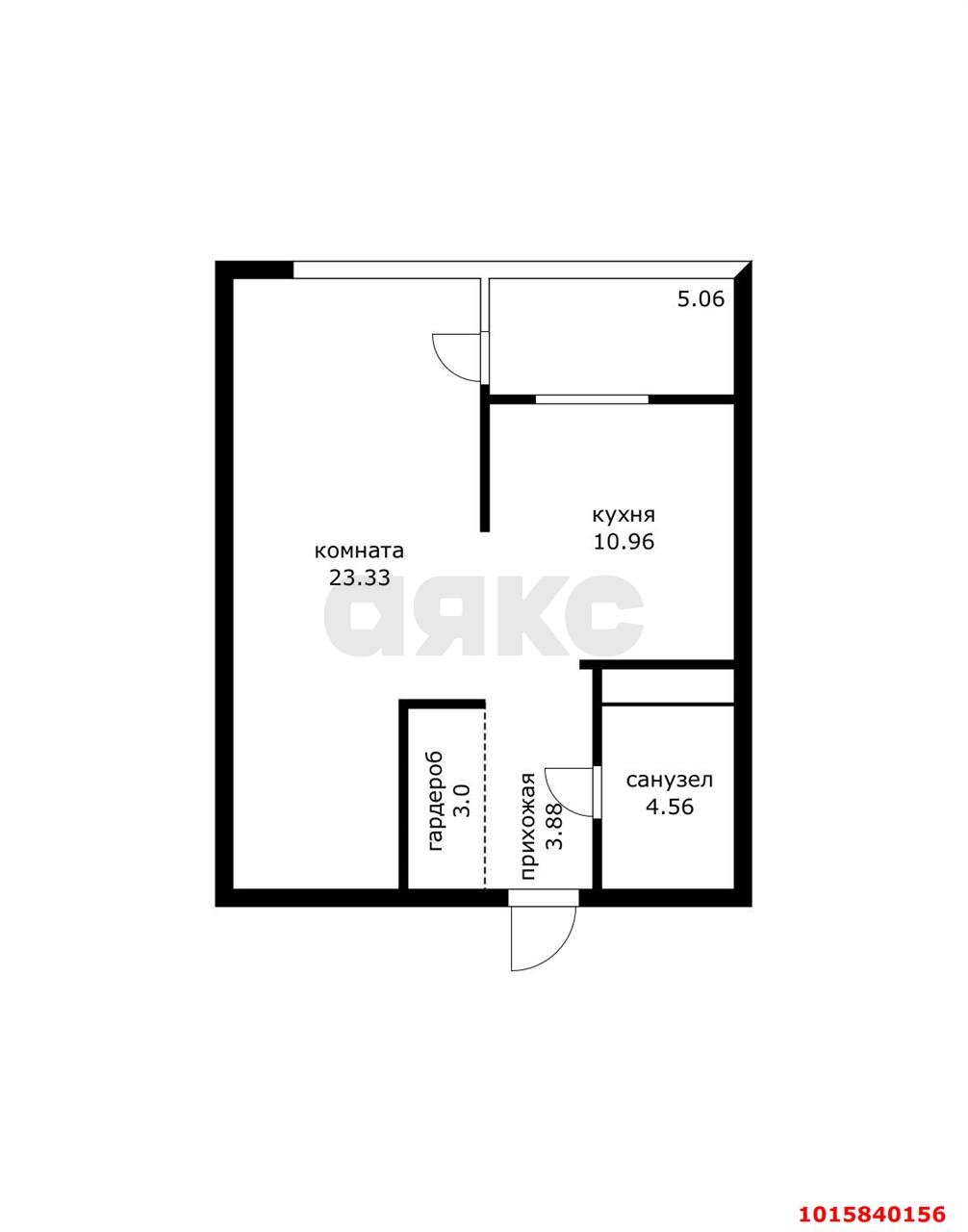 Фото №2: 1-комнатная квартира 50 м² - Краснодар, Прикубанский внутригородской округ, Фестивальный, мкр. Солнечный, ул. Архитектора Ишунина, 7/1к2
