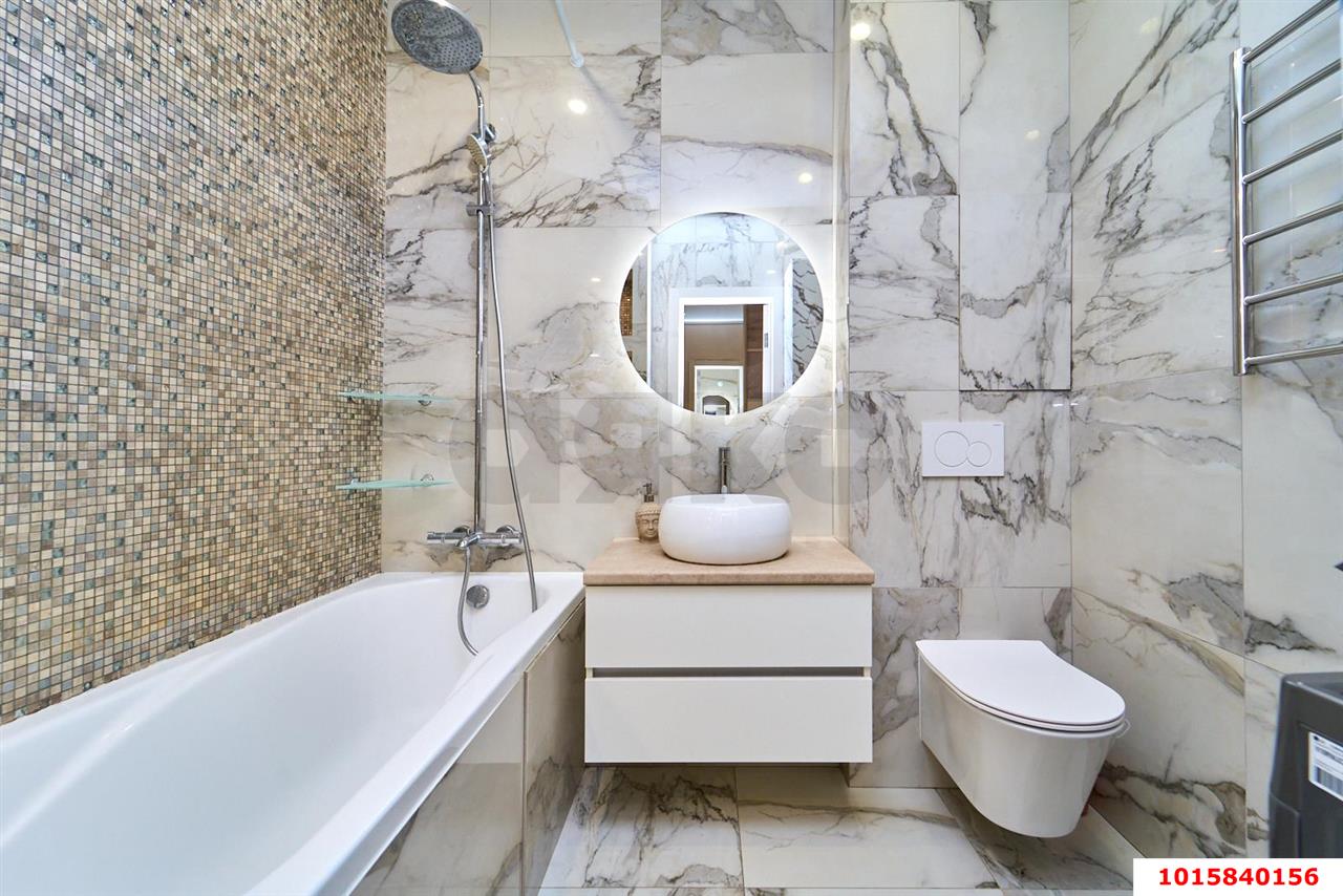 Фото №12: 1-комнатная квартира 50 м² - Краснодар, Прикубанский внутригородской округ, Фестивальный, мкр. Солнечный, ул. Архитектора Ишунина, 7/1к2