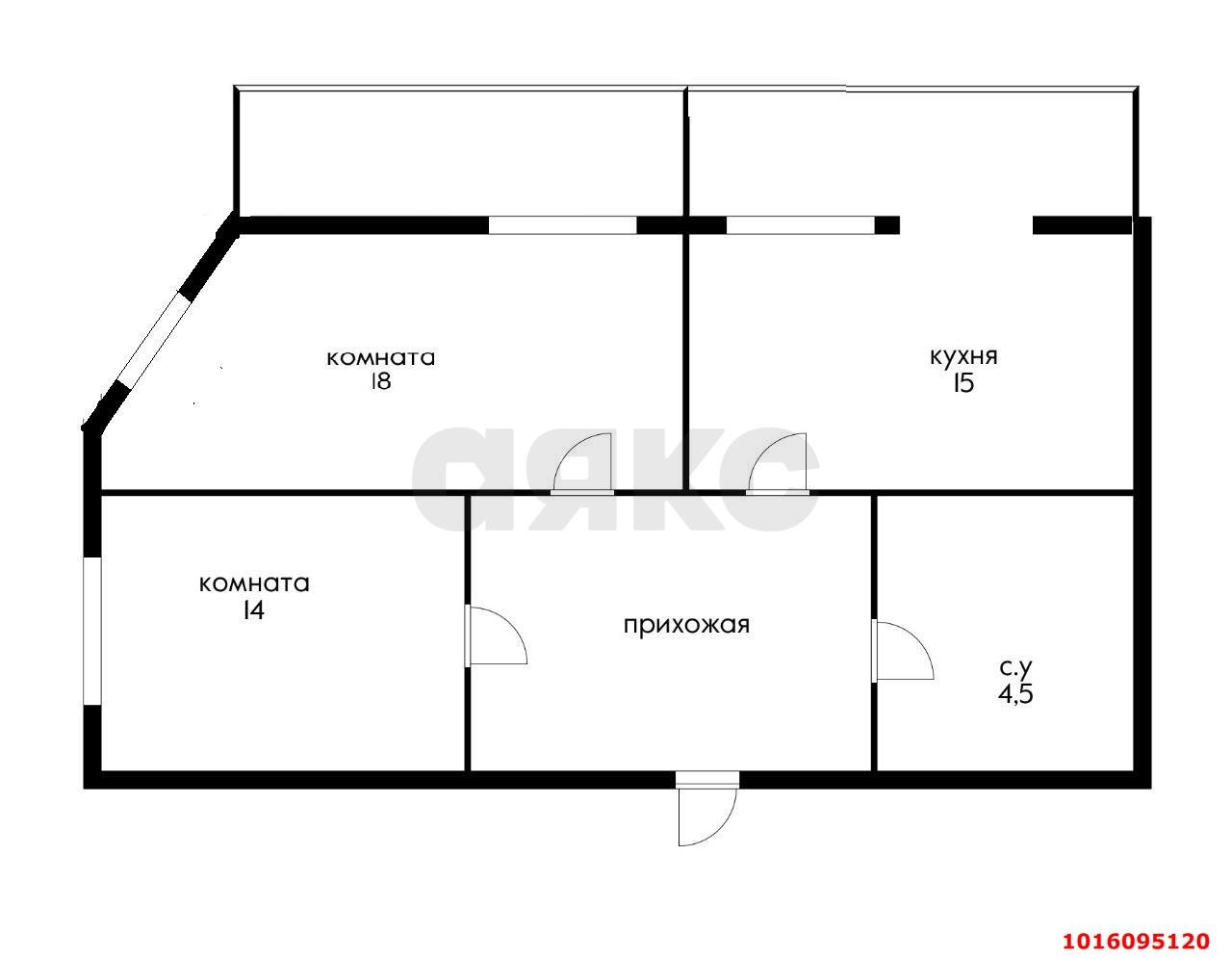 Фото №20: 2-комнатная квартира 70 м² - Краснодар, Карасунский внутригородской округ, мкр. Комсомольский, ул. Сормовская, 108/2