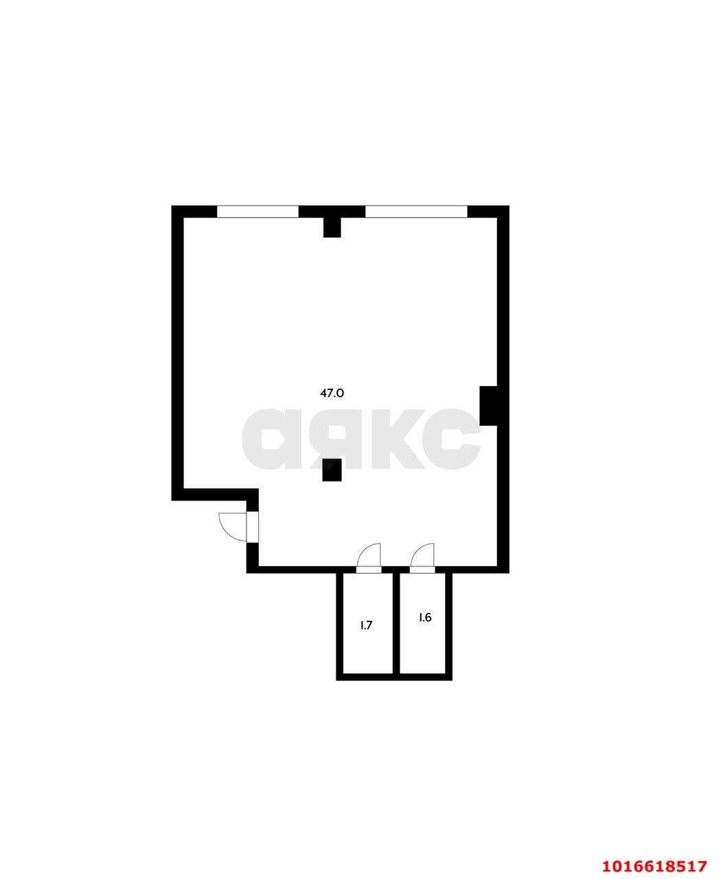 Фото №2: Коммерция 51 м² - Краснодар, жилой комплекс Соло, жилой комплекс Комфорт, Карасунский внутригородской округ, Центральный внутригородской округ, мкр. Черёмушки, ул. Селезнёва, 2/3