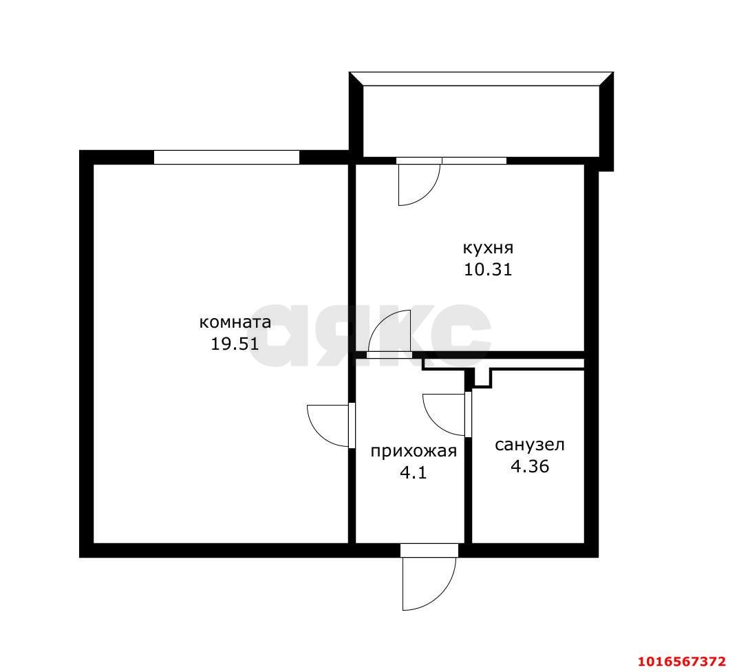Фото №8: 1-комнатная квартира 41 м² - Краснодар, Прикубанский внутригородской округ, мкр. Новый, ул. 9-я Тихая, 21