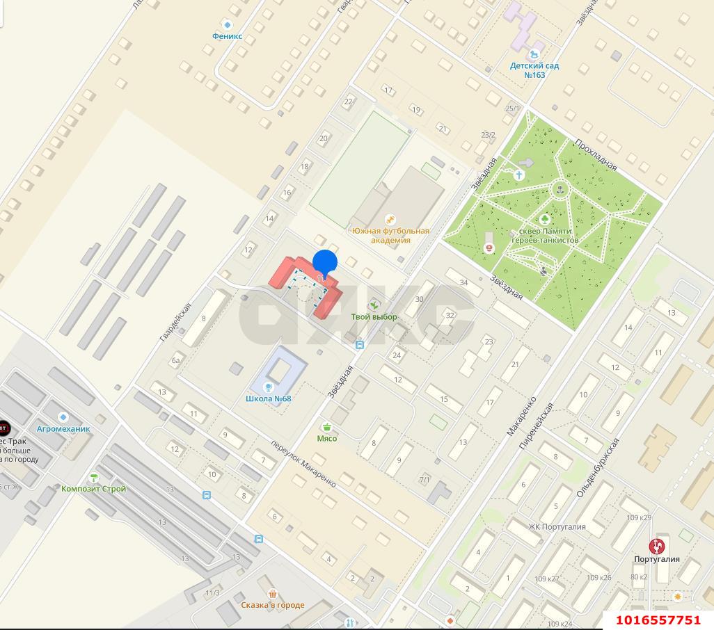 Фото №16: 2-комнатная квартира 52 м² - Колосистый, мкр. Прикубанский внутригородской округ, ул. Звёздная, 11