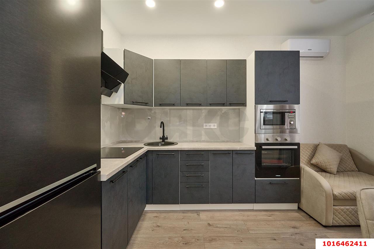 Фото №2: 1-комнатная квартира 34 м² - Краснодар, Прикубанский внутригородской округ, мкр. жилой комплекс Самолёт-4, ул. Ивана Беличенко, 89