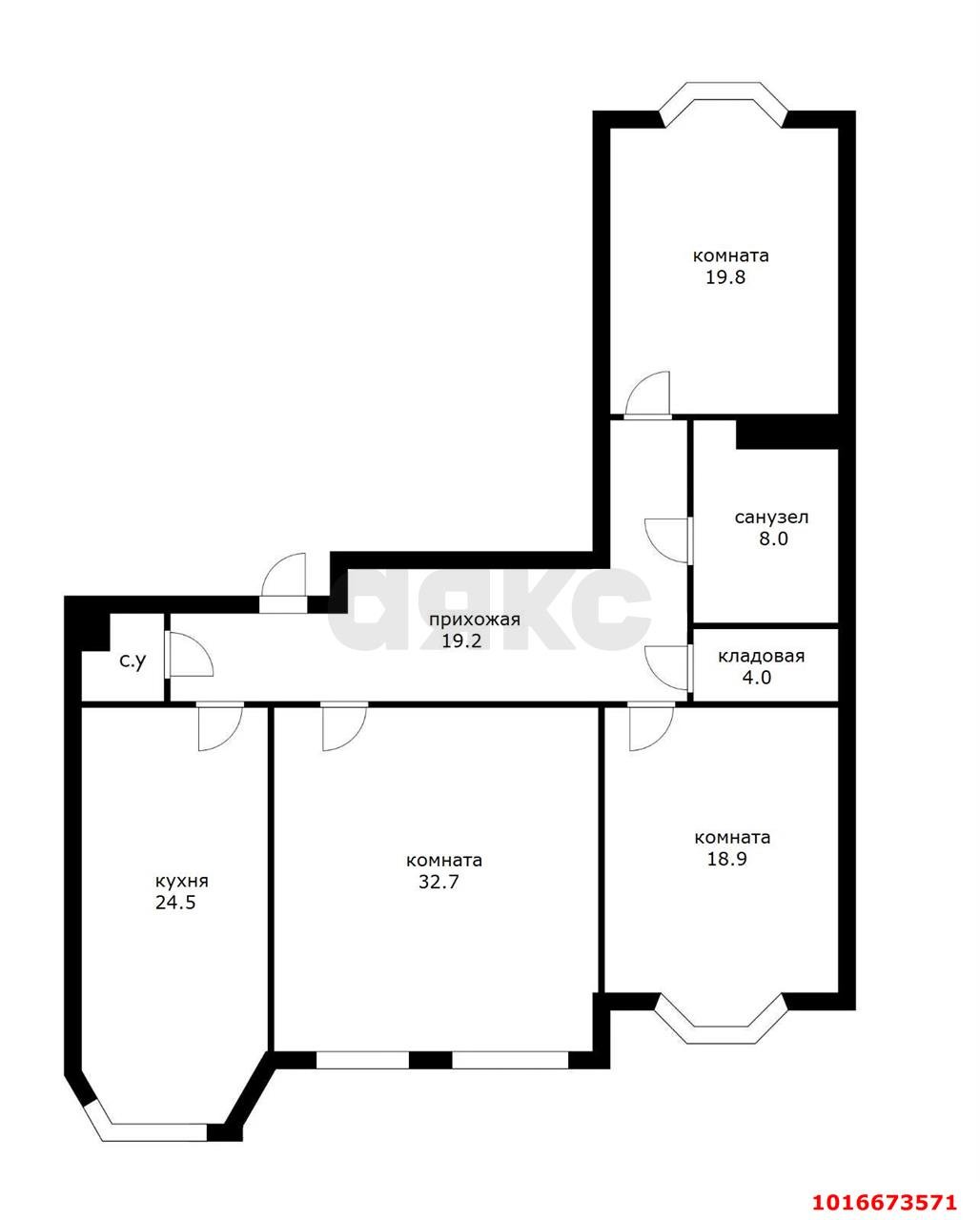 Фото №3: 3-комнатная квартира 118 м² - Краснодар, Западный внутригородской округ, Горгаз, мкр. Центральный, ул. Кубанская набережная, 4