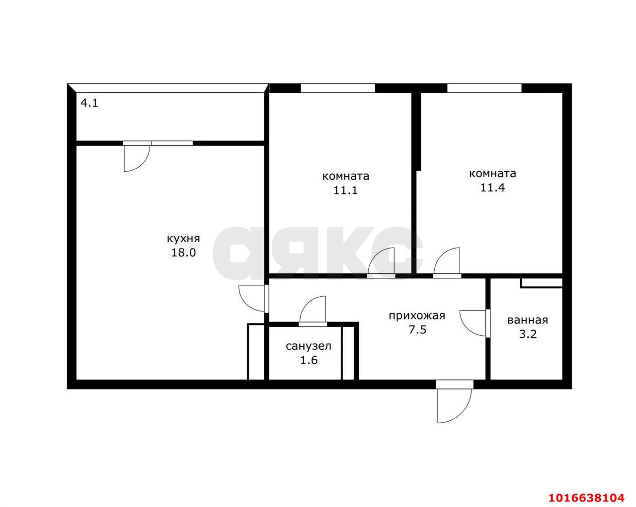 Фото №1: 2-комнатная квартира 56 м² - Краснодар, Славянский, Прикубанский внутригородской округ, мкр. жилой комплекс Ракурс, ул. имени Героя Ростовского, 8к7