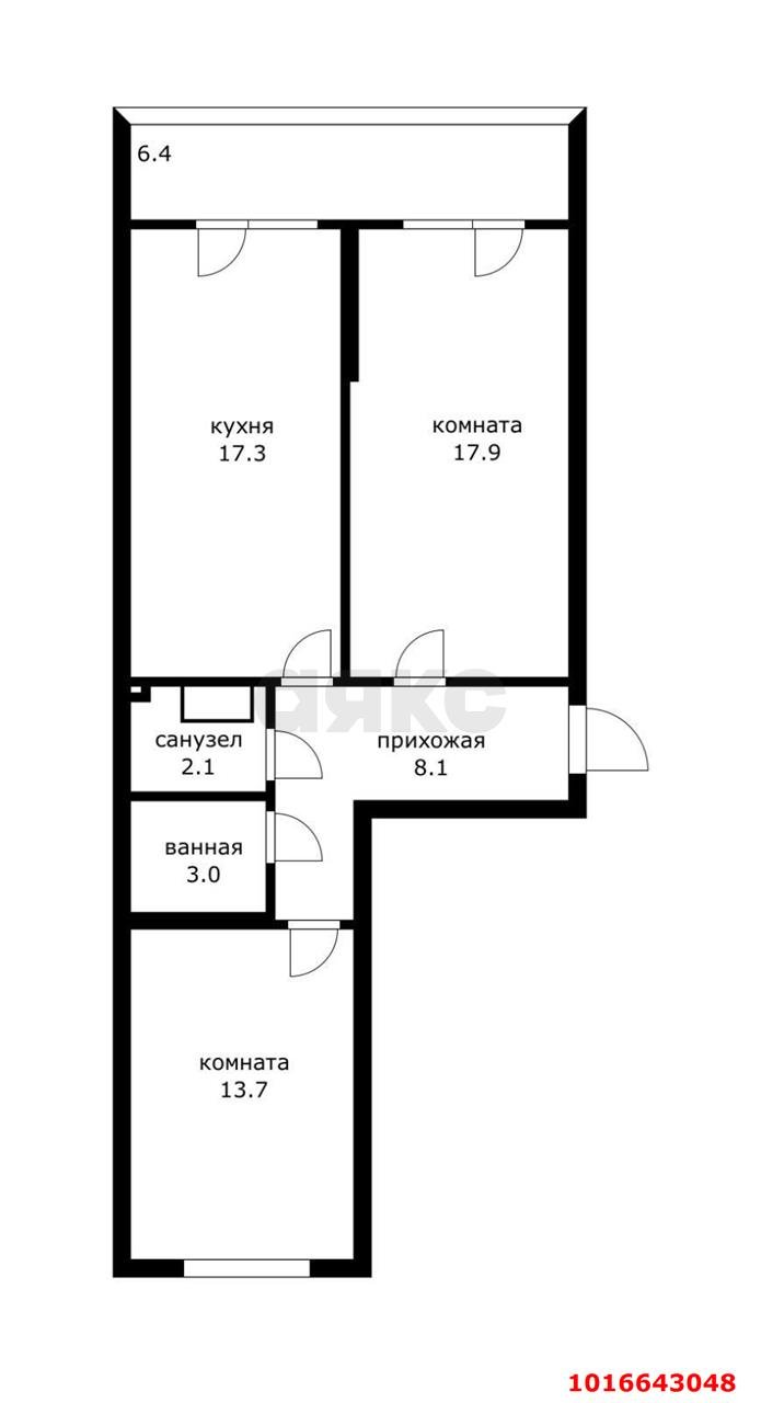 Фото №17: 2-комнатная квартира 70 м² - Краснодар, Прикубанский внутригородской округ, мкр. Парк Победы, ул. Героя Пешкова, 14