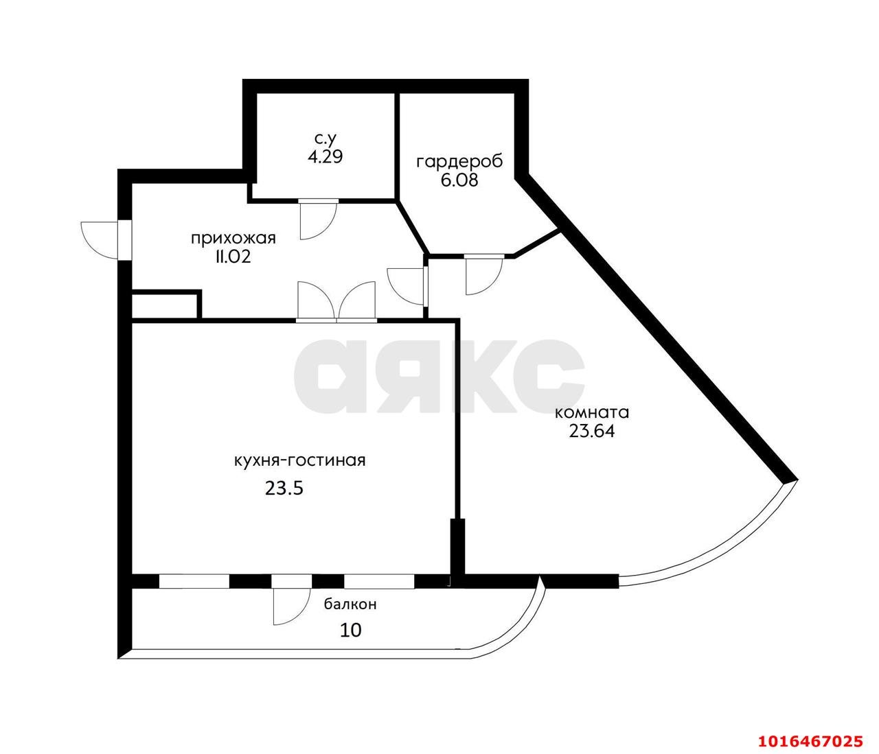 Фото №3: 2-комнатная квартира 80 м² - Краснодар, мкр. Западный внутригородской округ, ул. имени Дзержинского, 93