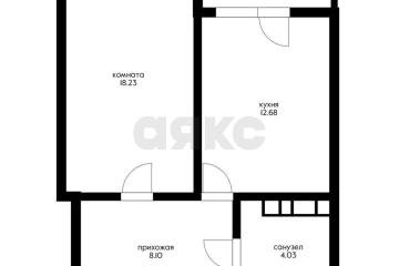 Фото №1: 1-комнатная квартира 43 м² - Краснодар, мкр. Черёмушки, ул. Кубанская, 47