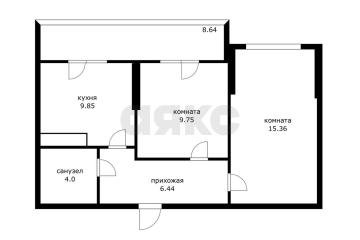 Фото №1: 2-комнатная квартира 45 м² - Краснодар, мкр. жилой комплекс Грани, ул. Западный Обход, 45к5