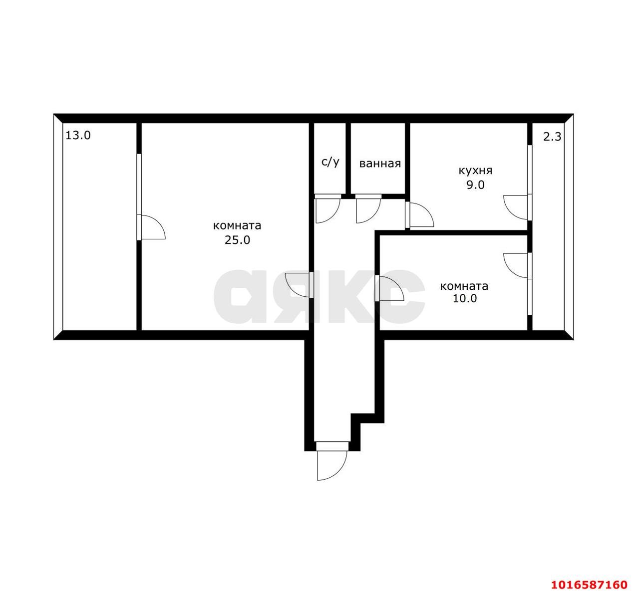 Фото №11: 2-комнатная квартира 64 м² - Краснодар, Прикубанский внутригородской округ, мкр. имени Н.И. Вавилова, ул. Вавилова, 18к1