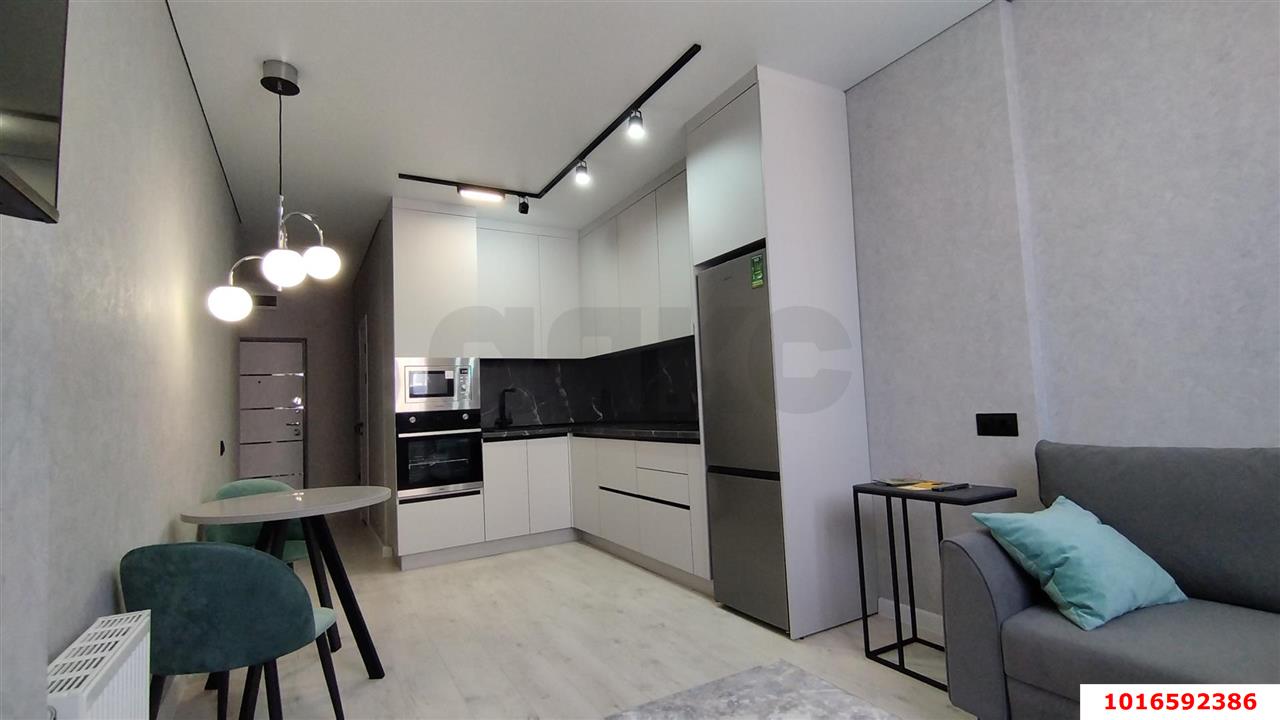 Фото №2: 1-комнатная квартира 48 м² - Краснодар, Прикубанский внутригородской округ, мкр. Губернский, ул. имени Героя Георгия Бочарникова, 12