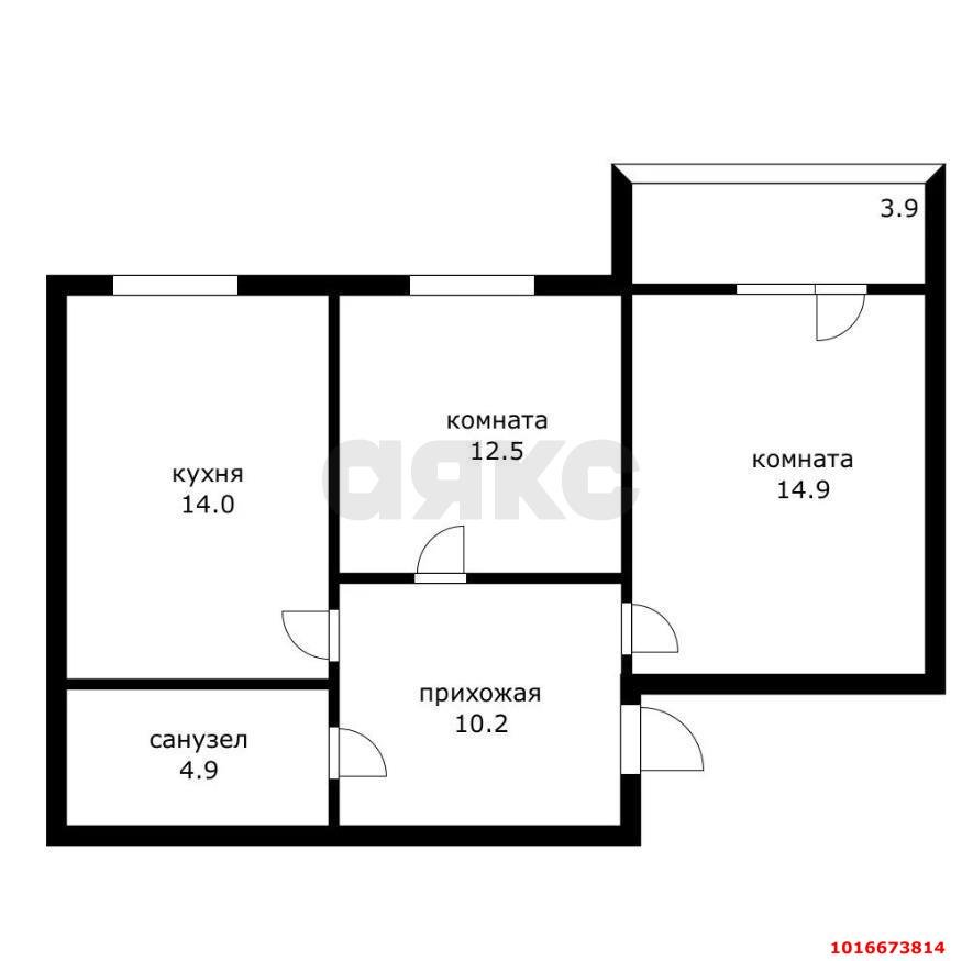 Фото №5: 2-комнатная квартира 60 м² - Хомуты, ул. Сквозная, 1
