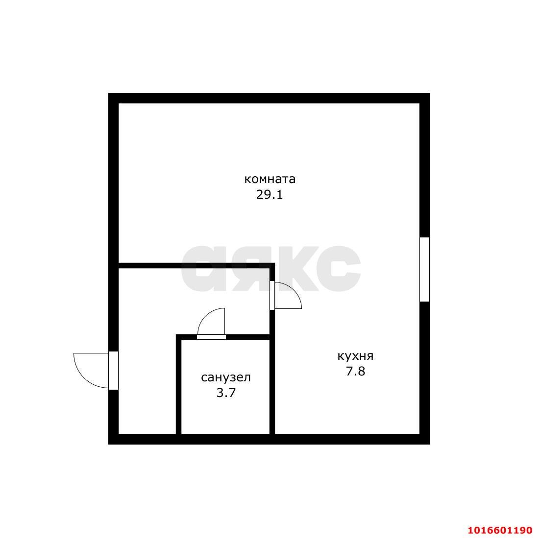 Фото №7: 1-комнатная квартира 10 м² - Южный, ул. Южная, 23/1