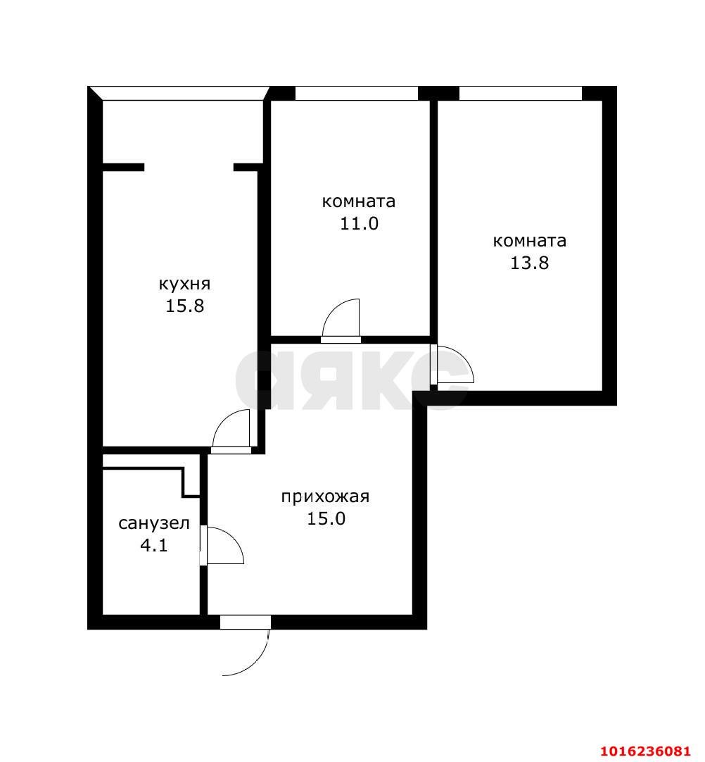 Фото №11: 2-комнатная квартира 59 м² - Новая Адыгея, мкр. жилой комплекс Тургеневский, ул. Тургеневское шоссе, 3А/32