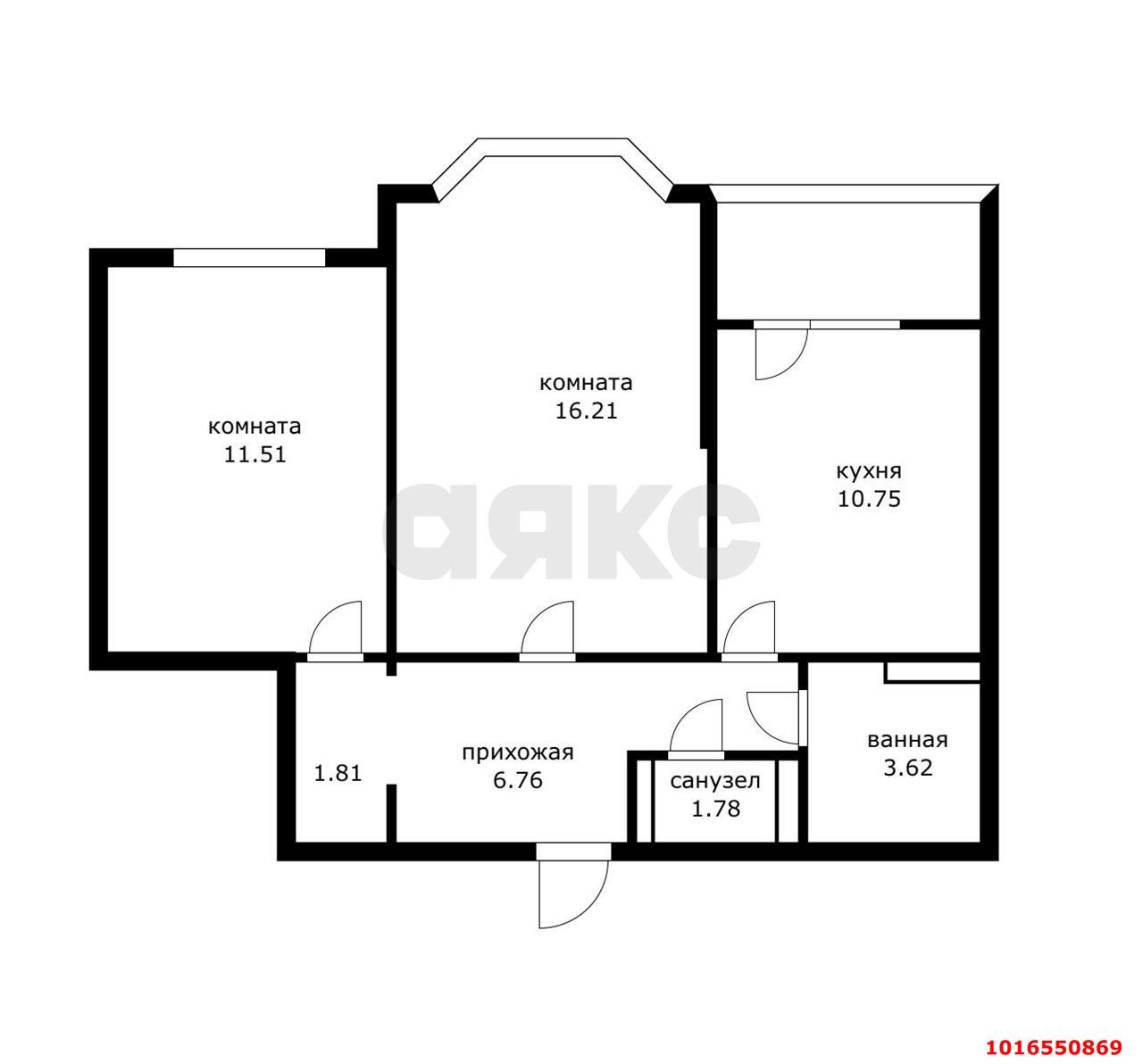 Фото №5: 2-комнатная квартира 55 м² - Анапа, жилой комплекс Аванта, мкр. жилой комплекс Аванта, ул. Крылова, 13к1