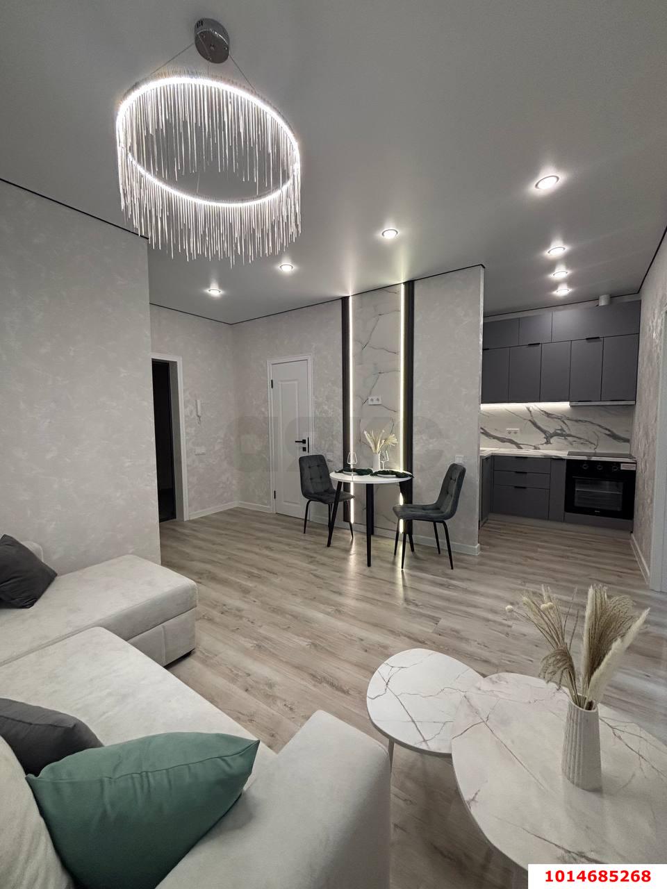 Фото №4: 2-комнатная квартира 42 м² - Краснодар, Прикубанский внутригородской округ, Музыкальный, ЖК Территория Счастья, Завод Радиоизмерительных Приборов, имени Петра Метальникова, мкр. жилой комплекс Территория счастья, ул. Евгении Жигуленко, 3